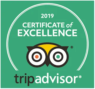 TripAdvisor Certificate of Excellence